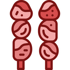 tanghulu two tone icon