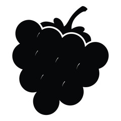  foods vector silhouette icon, black and white illustration of food.