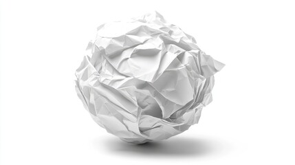 crumpled paper ball
