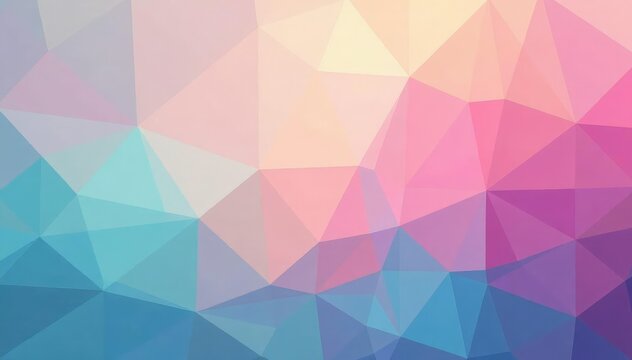 Abstract geometric shapes in soft pastel colors, ideal for presentations , smooth, abstract
