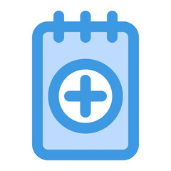 Simple medical-related icon for healthcare apps, clinics, appointment scheduling, health tracking, medical services, and patient management.