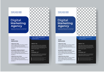 Corporate creative colorful business flyer template business proposal, promotion, advertise, publication, cover .