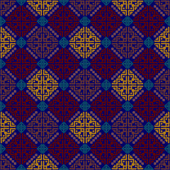 Beautiful ethnic fabric patterns designed to inspire your creative activities, vector backgrounds.