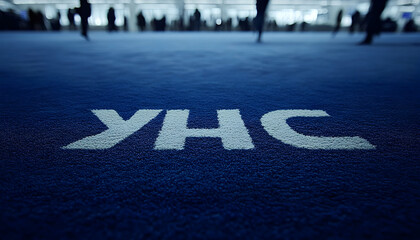 Submerged logo abstract water design