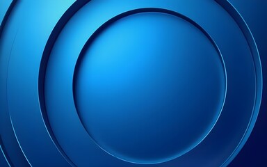 Modern blue abstract background, the look of stainless steel, circular lines on a blue background. High quality