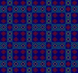 Beautiful ethnic fabric patterns designed to inspire your creative activities, vector backgrounds.