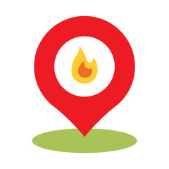 wildfire pin location icon