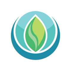 Abstract Eco-Friendly Leaf Logo