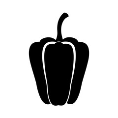 roasted vegetables vector silhouette icon, black and white illustration of food.
