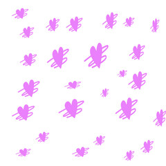 butterflies and flowers