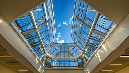 Obraz premium Skylight Interior Building Architecture