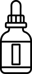 Fototapeta premium Cosmetic bottle one line continuous. Cosmetic bottle line art. Hand drawn vector art.