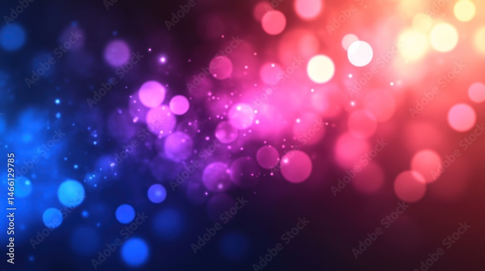 Aufkleber abstract bokeh background with vibrant colors