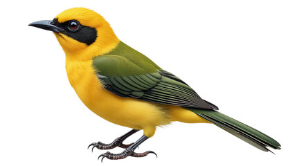 Fototapeta premium Detailed Tanager Clipart, isolated on a white background.