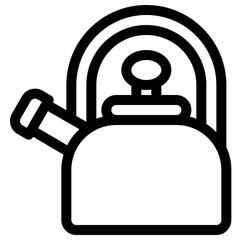 vector illustration of a teapot