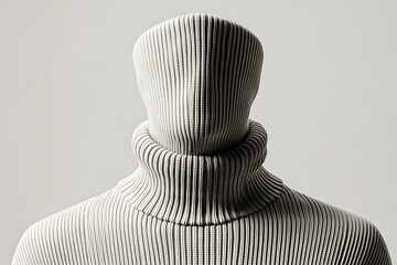 Close-up knitted turtleneck