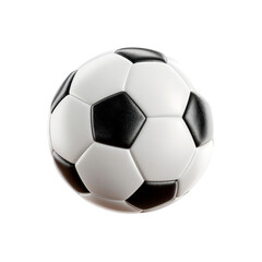 Obraz premium Classic Black and White Soccer Ball on white background