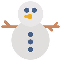 snowman with a broom