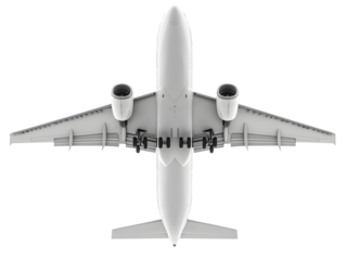 aircraft from below under view airplane flying high jet engine view view of airplane jet aircraft under png isolated in transparent