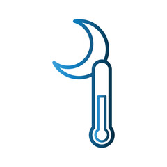 Thermometer icon design template
