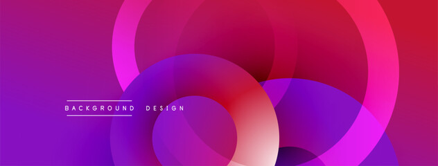 Abstract layers, vibrant colors blend. Purple, pink, white create dynamic visual effect. Modern design element for backgrounds.