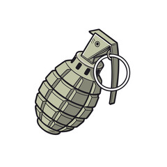 hand grenade vector illustration