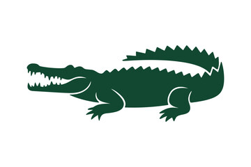 Green alligator vector image animal reptile croc