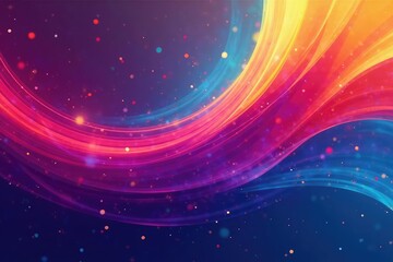 Obraz premium Vibrant abstract design, perfect for website banners or print posters , art print, graphic design