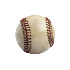 Worn Vintage Baseball Close-up