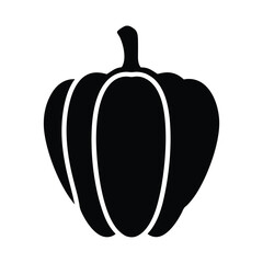 acorn squash vector silhouette icon - perfect for food, farming, or nutrition concepts.