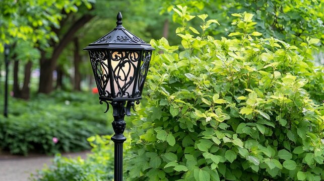 Ornate Garden Lamp Post