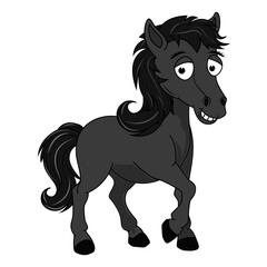 Cute Horse Animal Cartoon