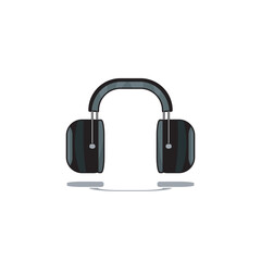 Vector earmuff hearing protection—perfect for safety infographics, PPE kits, industrial training, and workplace hazard illustrations.