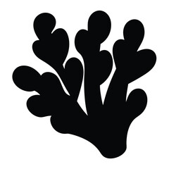 horseradish root vector silhouette icon - perfect for food, farming, or nutrition concepts.