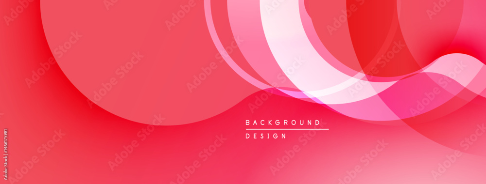 Leinwandbilder abstract pink background. overlapping layers create dynamic, flowing shapes. modern design suitable 