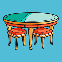 table and chairs
