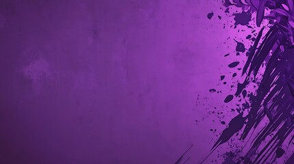 Purple abstract background with textured brushstrokes