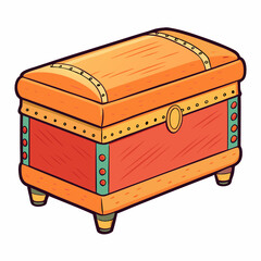 old wooden chest