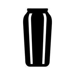 fermented kimchi vector silhouette icon - perfect for food, farming, or nutrition concepts.