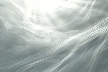 Obraz premium Abstract ethereal landscape of flowing fabrics.