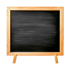 Wooden framed chalkboard with smooth, dark surface, perfect for writing or drawing. Ideal for classrooms or home use, it adds rustic touch