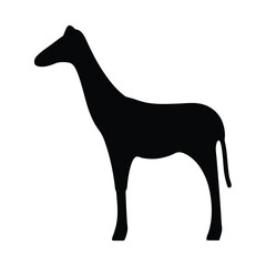 animals vector silhouette icon - , ideal for wildlife, safari, and animal-themed illustrations.
