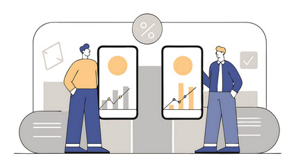 online central bank concept businessmen exchanging international currency exchange rates and foreign currency money transfers 71681747 1
