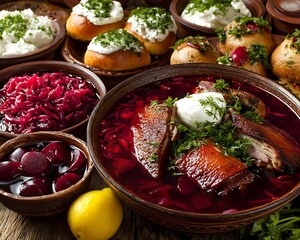 Russian Borsch Feast.