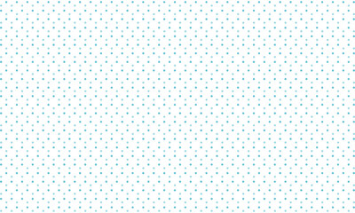 緩い円形の水色と青のドットが六角形の形に並ぶパターン模様