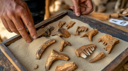 Ancient Animal Bone Fragments