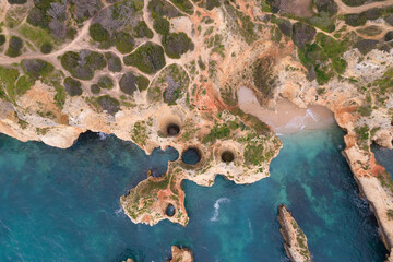 Coast of Alvor, Algarve, Portugal