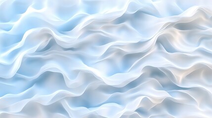 Obraz premium Abstract light blue flowing waves