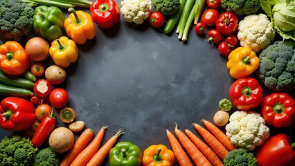 fresh vegetables on the table