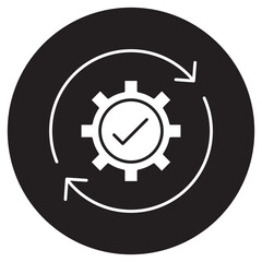 Workflow icon, Optimizing Business Efficiency with Workflow Automation, Streamlining Operations for Maximum Productivity, vector